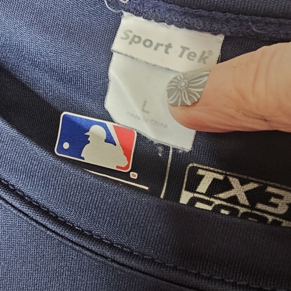 MLB Houston Astros Tee Shirt Mens L Baseball Fan Merch‎ Blue Orange - Picture 14 of 15